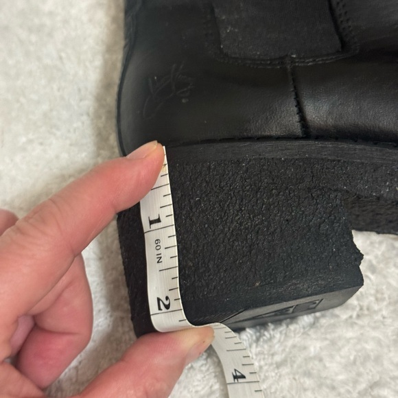 John Fluevog Slacker Nap Crepe Soled Chelsea Boots in Black 8 - Picture 6 of 7